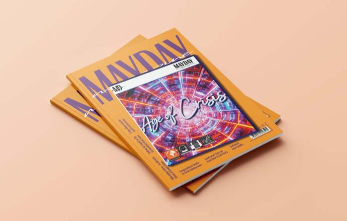 Magazine Name Mayday Magazine 2023 Outlet Bozar and Awe Studio Role Editor